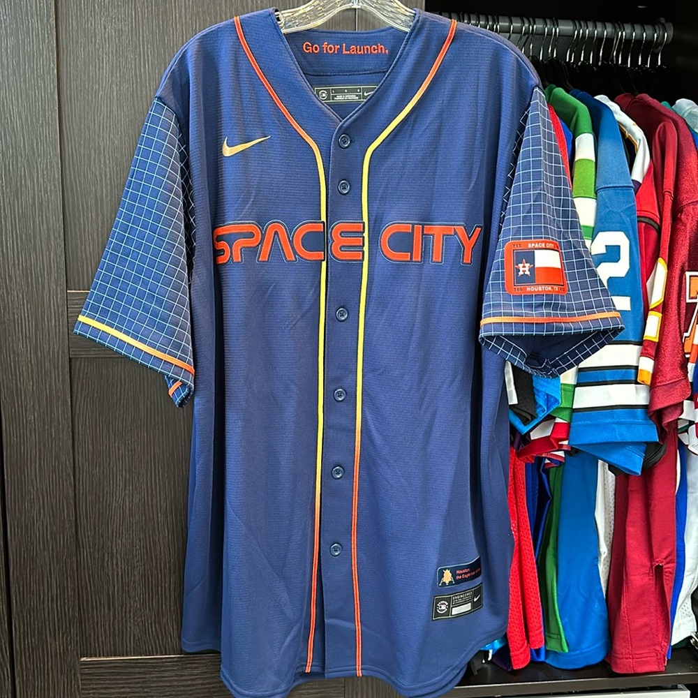 Alex Bregman Houston Astros Nike 2022 City Connect Replica Jersey - Space City